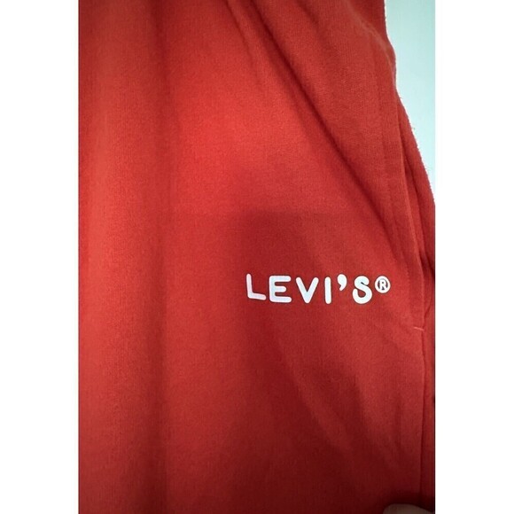 Levi's Women's Plus Size Comfy Cozy Sweatshirt & Jogger set Valiant Poppy 4X - Picture 12 of 12